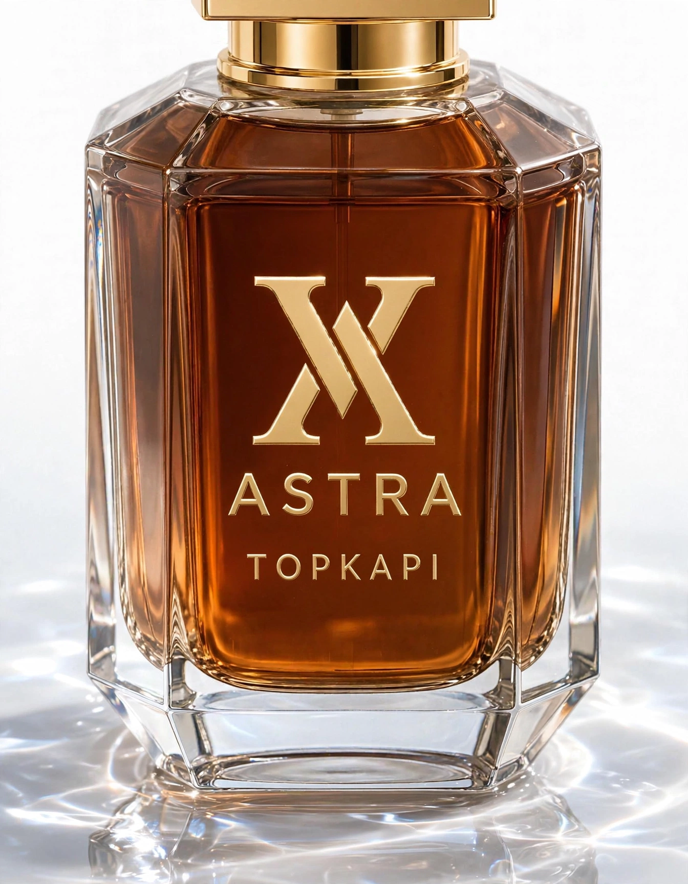 ASTRA Oudris bottle standing in water
